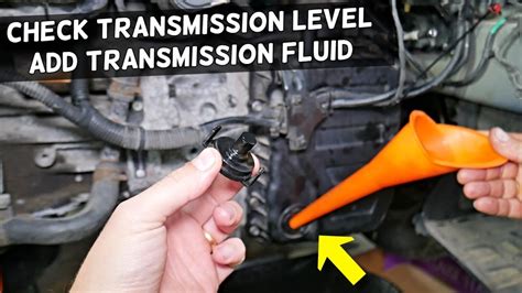 Transmission Fluid Capacity/Level Check Procedure